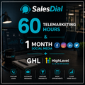 60 Telemarketing Hours &amp; 1 Month Social Media+ GHL